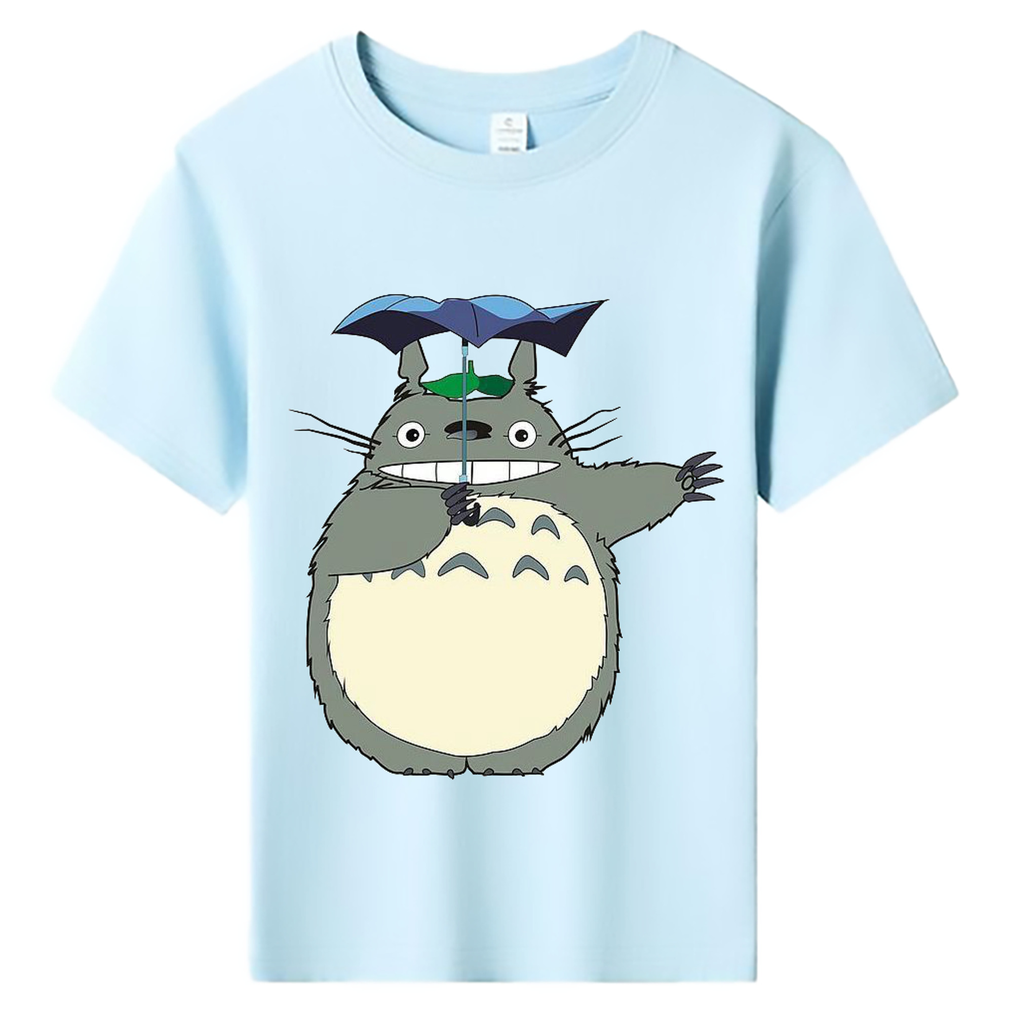 （画像用） となりのトトロ 草壁メイ 草壁サツキ My Neighbor Totoro Satsuki Kusakabe Mei Kusakabe 綿100％キッズTシャツ（フロントプリント）